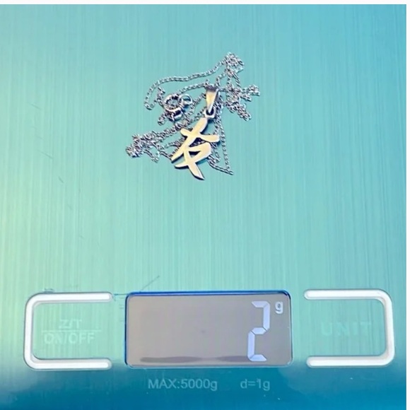 925 Sterling Silver Necklace w FRIEND Pendant - Picture 6 of 6